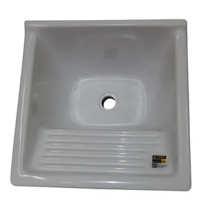 Tanque Marmore Sintético 20 Litros 45x45cm Corso Tanque de Marmore Sintético 20 Litros 45x45 cm Fixação Parede Branco