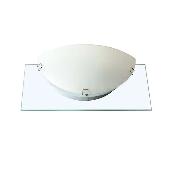 Arandela de vidro Grampo 100W cromada Pantoja