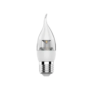Lâmpada LED vela chama E27 bivolt 3.5W 3000K amarela 260lm Osram