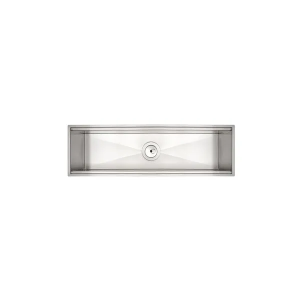 CALHA UMIDA TRAMONTINA EM AÇO INOX 60 CM 94534/001