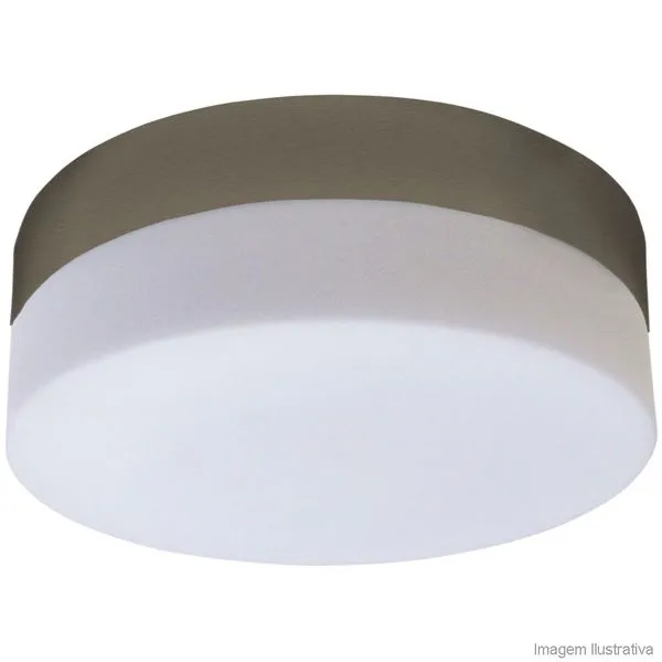 Plafon para 3 lâmpadas Belle 29cm escovado Home Line