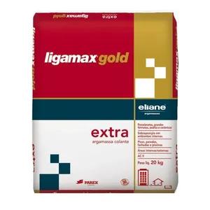 Argamassa ACII Porcelanato Interno e Externo Cinza 20kg Ligamax