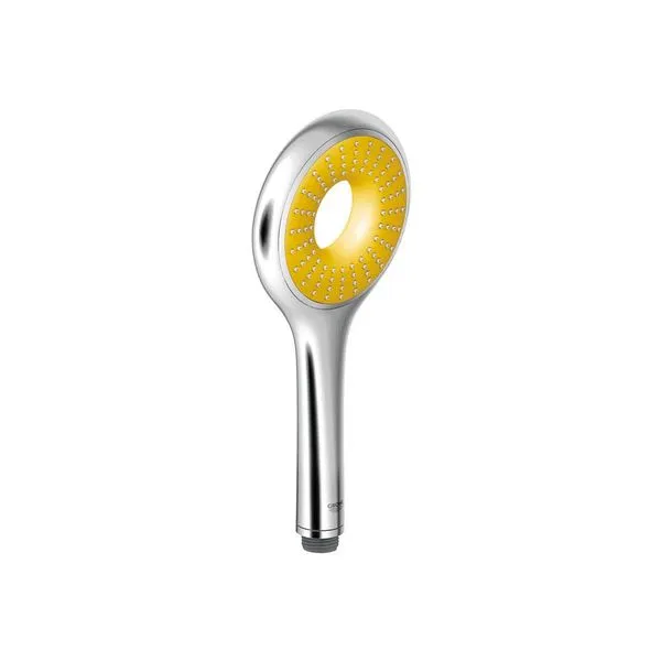 Ducha manual 1 Jato cromado com amarelo Vitalio Loop Grohe