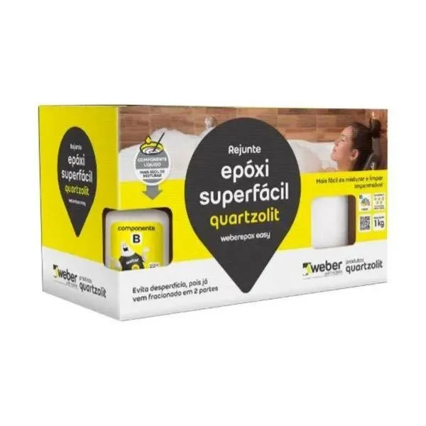 Rejunte Epóxi Superfácil Azul Cobalto 1KG Quartzolit