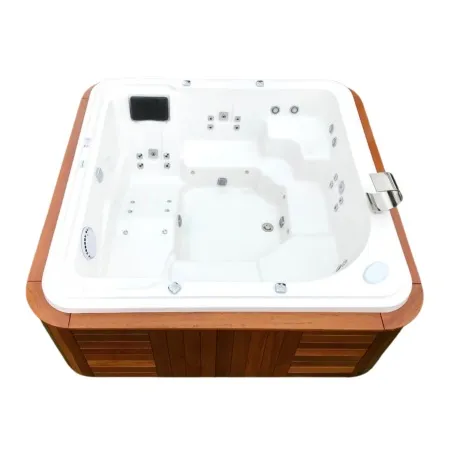 Deck de madeira SPA Harmony Linha Relex 218x218cm marrom Ouro Fino