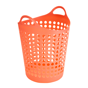 Cesto De Roupas Arthi Flexível 44 Litros Plástico Flamingo