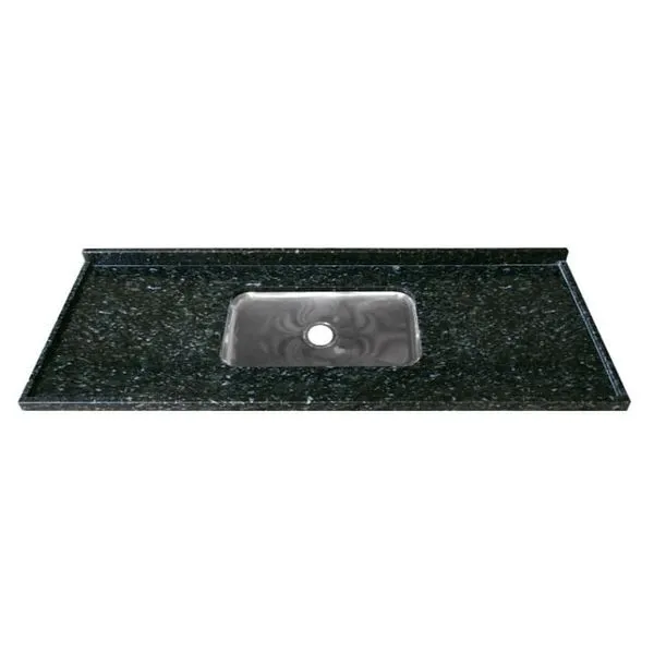 Pia de Granito 2,00m Verde Ubatuba Reto Simples Kasa Granito