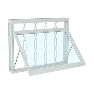 Janela Maxim-Ar Aço Branco Grade Elo 60x60x8 Prátika Sasazaki