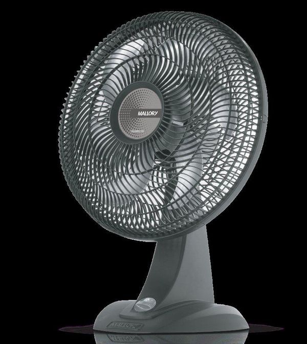 Ventilador de Mesa Olimpo 40cm 127V Preto Mallory