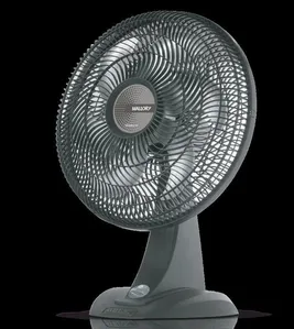 Ventilador de Mesa Olimpo 40cm 127V Preto Mallory
