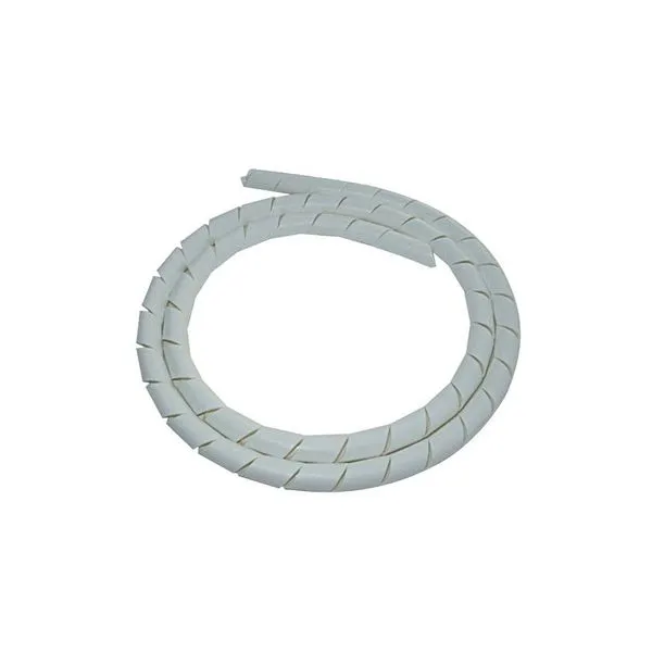 Organizador de fios espiral 1" 1 metro preto Kit-Flex