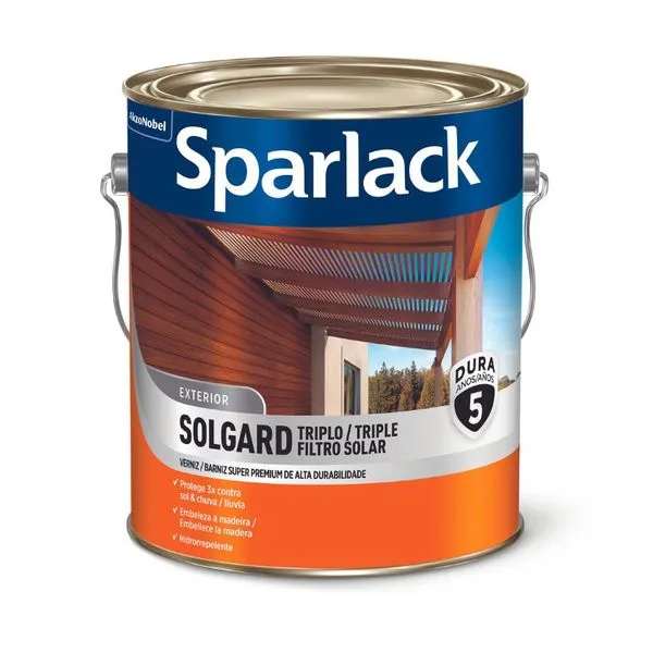Verniz Premium Sintético Brilhante Solgard Incolor Coral Verniz Premium Sintético Brilhante Solgard Incolor 3,6L Coral