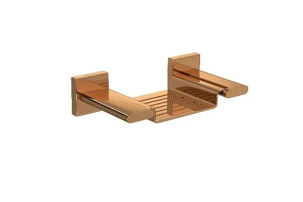 Saboneteira de Parede c/ Base em Metal Polo Red Gold Deca