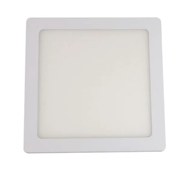 Painel LED de Embutir Slim Quadrado Luz Neutra Bivolt Bronzearte Painel de LED Embutir Slim 12W 17X17cm 1020 Lúmens Luz Neutra