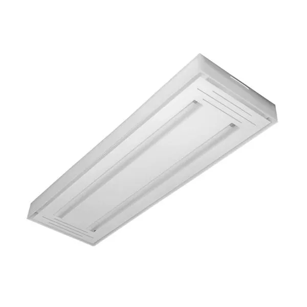 Luminária tubular Valencia 4,5X125cm para 2 lâmpadas T8 LED acrílico transparente Tualux