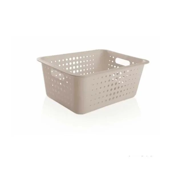 Cesta organizadora G 14,5 litros, bege - Ou