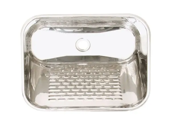 Tanque Inox Simples Sobrepor Ou Embutir 500x40x230mm Fabrinox