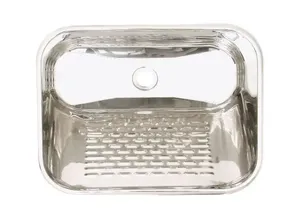 Tanque Inox Simples Sobrepor Ou Embutir 500x40x230mm Fabrinox