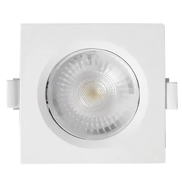 Spot LED de Embutir Authentic Quadrado Branco 3W Bivolt Avant Spot de LED Authentic Embutir Quadrado 3W 250 Lúmens Luz Branca