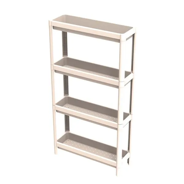 Estante Plástica 18X54 Linear Com 4 Prateleiras Fendi Geo Grifit