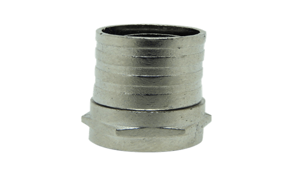 Conector Coaxial RG6 (20 Unidades) Cromo Foxlux