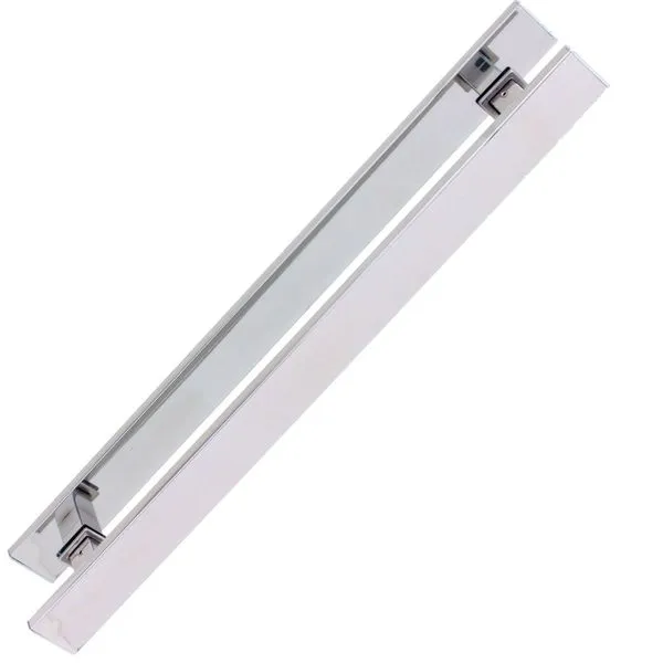 Puxador Barra Plana Eco Planus Geris Puxador Barra Plana Eco 40cm Aço Inox Polido
