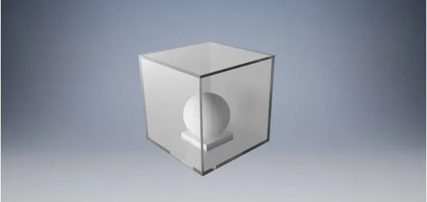 Luminária de Mesa Essencia 200X200X200MM Cristal Ohma Design Dramalux