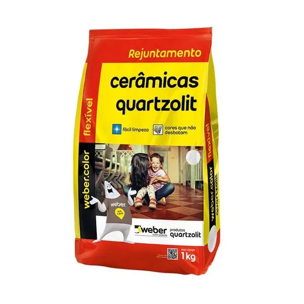 Rejunte Cerâmicas Verde Folha 1kg Quartzolit