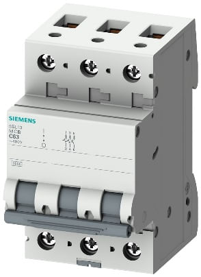 Disjuntor 5SL1 280-7MB Curva C 80A Monopolar 3KA 380/200VCA Siemens