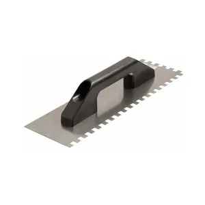 Desempenadeira Aço 38 Cm Dentada 10 X 10 Mm Com Cabo Plástico Cortag