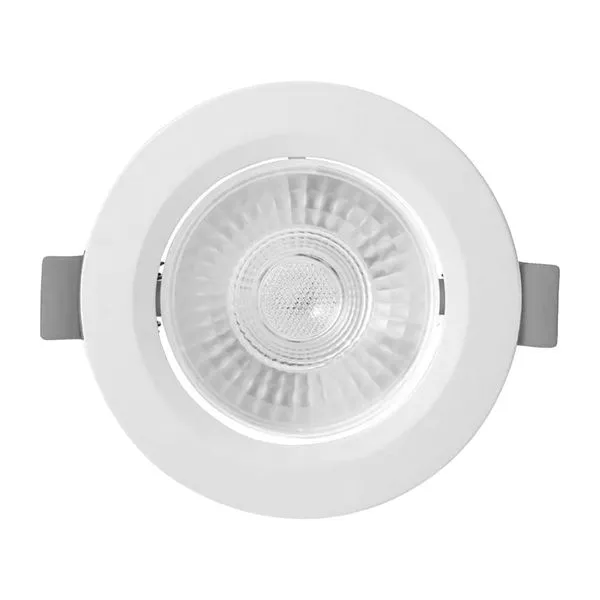 Spot LED de Embutir Redondo Branco 8W Bivolt Blumenau Spot de Led de Embutir Redondo Branco 8W 580 Lúmens Luz Branca