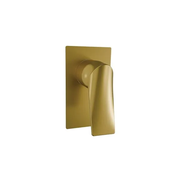 Acabamento Monocomando Chuv Loren Neo 4993 G92 Brushed Gold Lorenzetti