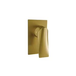 Acabamento Monocomando Chuv Loren Neo 4993 G92 Brushed Gold Lorenzetti
