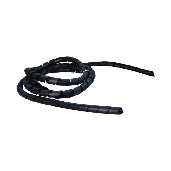 Organizador de fios e cabos 19mm 1,5m DN1578 preto Daneva