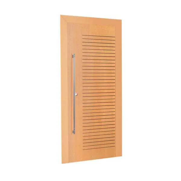 Folha de porta decorada Contemporânea 01 210x82x3,5cm mogno Randa