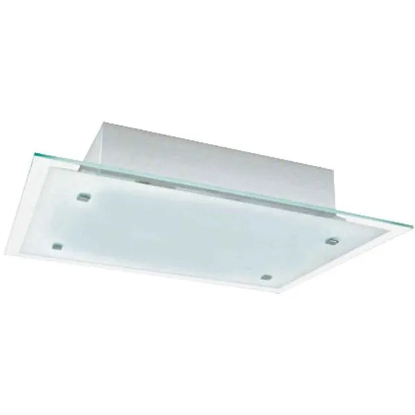 Plafon quadrado para lâmpada E27 pequeno Plano 100W branco Pantoja