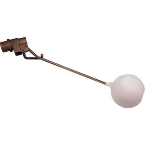Torneira de bóia para caixa d'agua 1/2" DN15 anti-corrosiva bronze cromada Deca