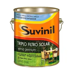 Verniz Suvinil Triplo Filtro Solar 3,6 litros fosco natural