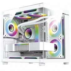 Gabinete Gamer Hayom GB1797 Aquário M-ATX 4 Fans | Terabyte