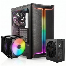 Combo Be Quiet, Gabinete Base 501 DX + Air Cooler + Fonte 850W