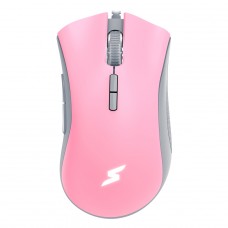 Mouse Gamer SuperFrame Magnus, RGB, 19000 DPI, Pink