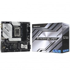 Placa Mãe Biostar B760M-Silver, Chipset B760, Intel LGA 1700, MATX, DDR5 - Open Box