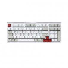 Teclado Mecânico Gamer 1STPLAYER LANG MK980, RGB, Switch Yellow, ANSI, White