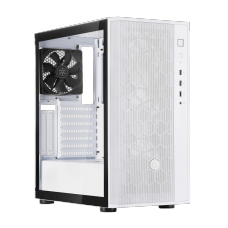 Gabinete Gamer SilverStone Fara R1 V2, Mid Tower, Vidro Temperado, White, ATX, Sem fonte, Com 1 Fan, SST-FAR1W-G-V2