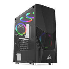 Gabinete Montech Fighter 500 Mid Tower ATX Black | Terabyte
