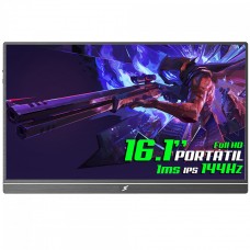 Monitor Portátil SuperFrame Preview Pro, 16.1 Pol, Full HD, 144Hz, IPS - Open Box