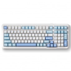 Teclado Mecânico Gamer MCHOSE K99, Wireless, RGB, Cinza e Azul