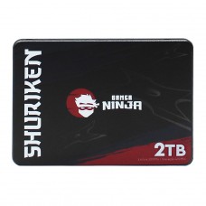 SSD Gamer Ninja Shuriken 2TB, Sata III, Leitura 510MBs e Gravação 495MBs, GN-ST-SHS2TB