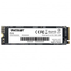 SSD Patriot P310, 480GB, M.2 NVME, Leitura 1700MBs e Gravação 1500MBs, P310P480GM28