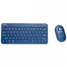 Combo Teclado e Mouse Letron Harry Potter, Wireless e Bluetooth, Azul